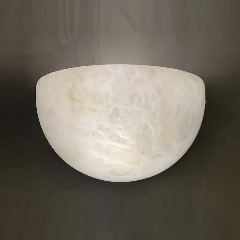 Aurore Alabaster Wall Sconce, 1-Light