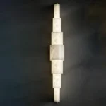 Aurore Seven-Tier Alabaster Wall Sconce