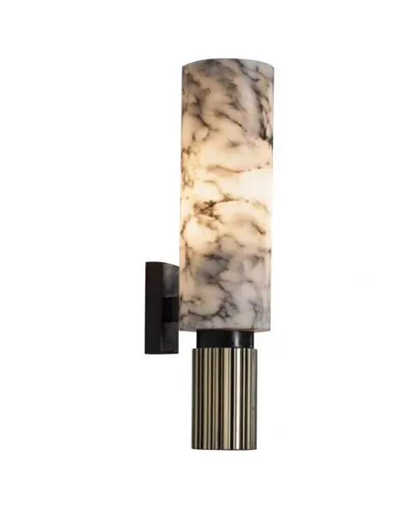Lueur Alabaster Wall Sconce, 1-Light