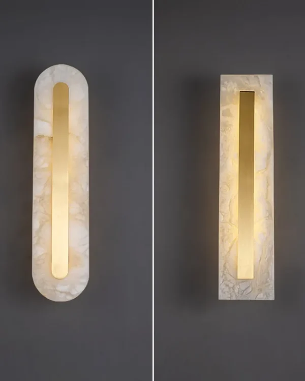 Lune Alabaster Wall Sconce