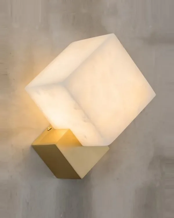 Marbre Alabaster Wall Sconce, 1-Light