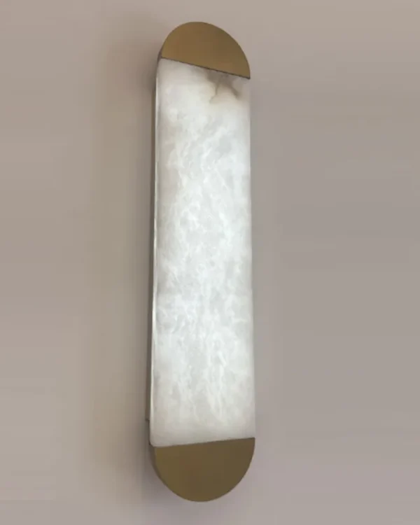 Nacre Alabaster Wall Sconce, 22" H
