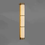 Nacre Linear Alabaster Wall Sconce, 31" H
