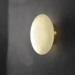 Reflet Oval Alabaster Wall Sconce