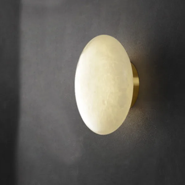 Reflet Oval Alabaster Wall Sconce