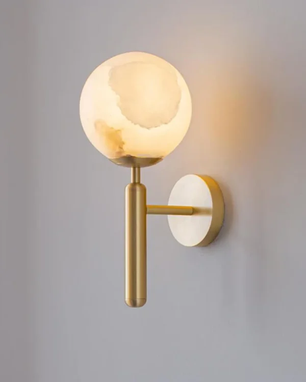 Sable Alabaster Wall Sconce, 1-Light