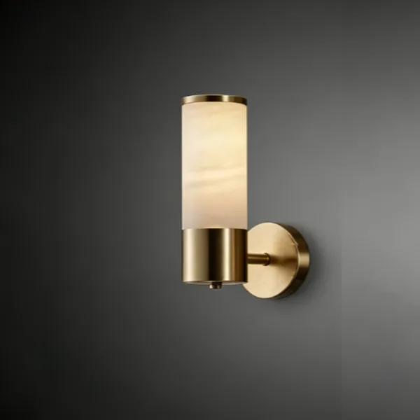 Sable Alabaster Wall Sconce, 11" H