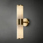 Sable Alabaster Wall Sconce, 19" H
