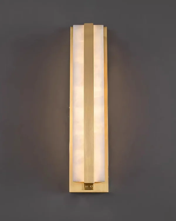 Soleil Linear Alabaster Wall Sconce