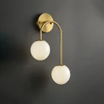 Zénith Globe Alabaster Wall Sconce