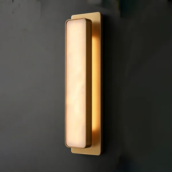 Éclat Two-Tier Alabaster Wall Sconce
