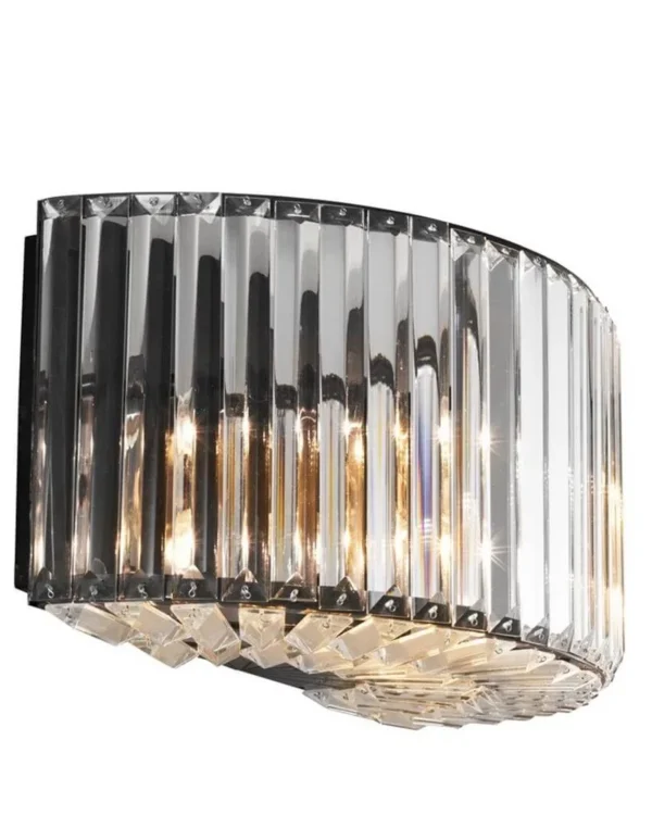 Cirrus Crystal Wall Sconce in bronze