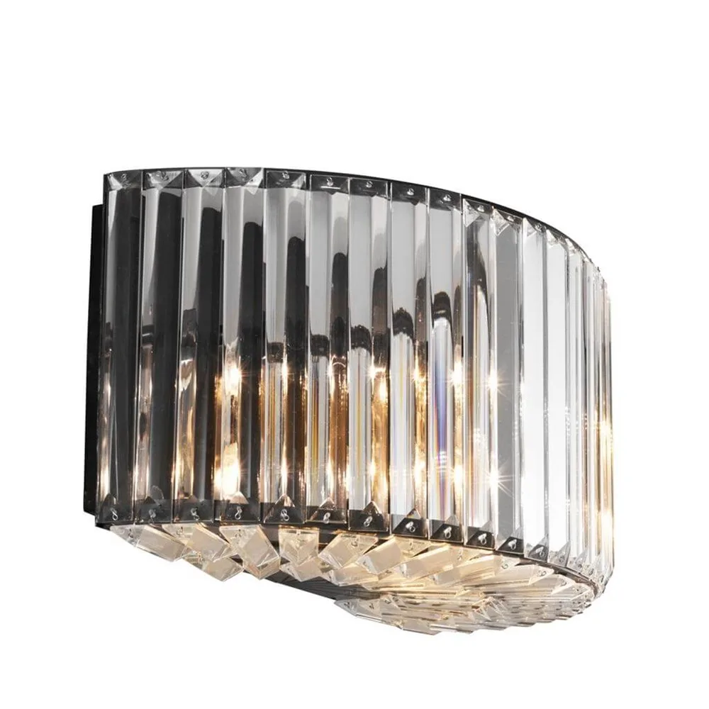 Cirrus Crystal Wall Sconce in bronze