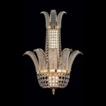 Malmaison Crystal Wall Sconce, 3-Light in gold