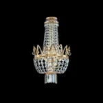 Météore Crystal Wall Sconce, 2-Light, 15" H in gold