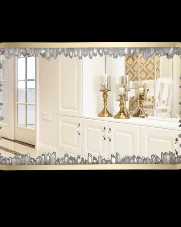 Quartz Linear Wall Sconce in brass